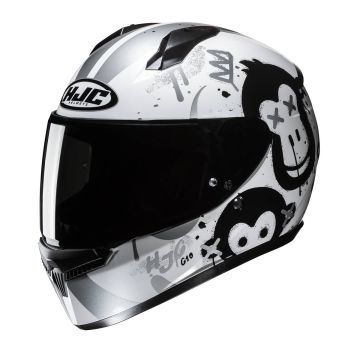 HJC C10 Geti Zwart Wit Integraalhelm Kids