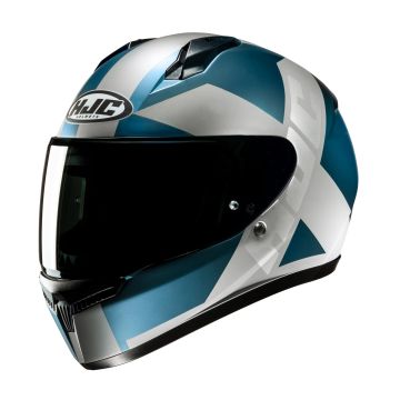 HJC C10 Tez Wit Turquoise Blauw Integraalhelm