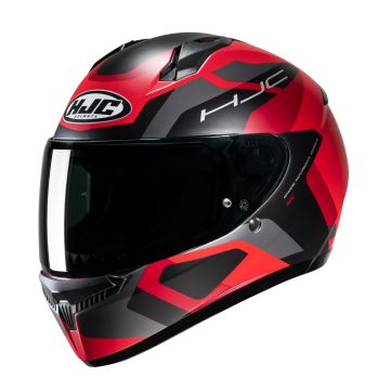 HJC C10 Tins Zwart Rood Integraalhelm