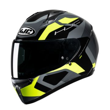 HJC C10 Tins Zwart Grijs Geel Integraalhelm