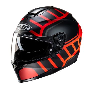 HJC C70N Holt Zwart Rood Integraalhelm