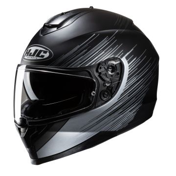 HJC C70N Sway Zwart Wit Integraalhelm