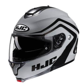HJC C91N Nepos Zwart Grijs Systeemhelm