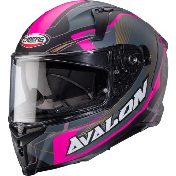 Caberg Avalon X Optic Mat Zwart Roze Integraalhelm