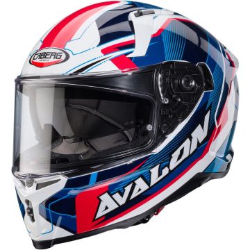 Caberg Avalon X Optic Wit Blauw Rood Integraalhelm