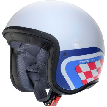 Caberg Freeride X Daytona Mat Wit Rood Blauw Jethelm
