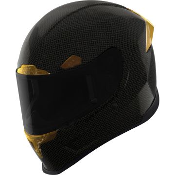 Icon Airframe Pro Carbon 4Tress Integraalhelm Zwart Goud
