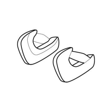 Klim Krios Pro Yellow Cheek Pads