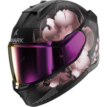 Shark D-Skwal 3 Mayfer Mat Zwart Roze Integraalhelm