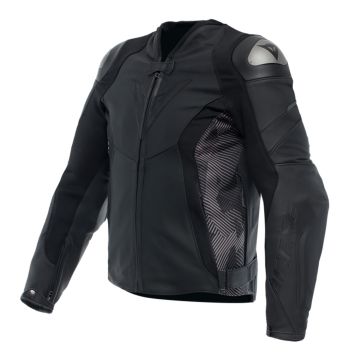 Dainese Avro Leren 5 Jas Zwart Antraciet     