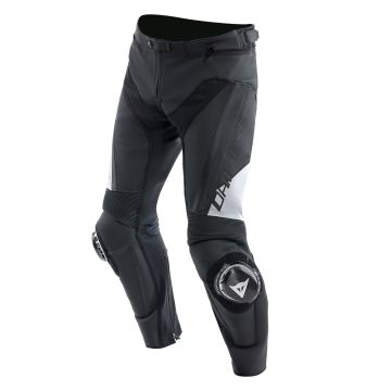 Dainese Delta 4 Leren Motorbroek Zwart Wit