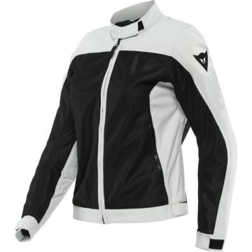 Dainese Sevilla Air Tex Jas Dames Zwart Glacier Grijs   