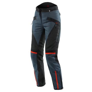 Dainese Tempest 3 D-Dry Dames Broek Ebony Zwart Lava Rood