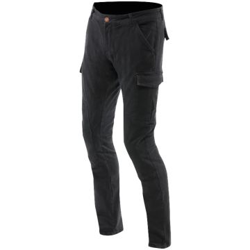 Dainese Cargo Slim Tapered Zwart Textiele Motorbroek