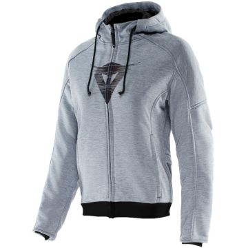 Dainese Daemon-X Safety Dames Grijs Motorcycle Zip Hoodie