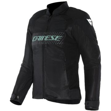 Dainese Herosphere Air Dames Zwart Groen Textiele Motorjas