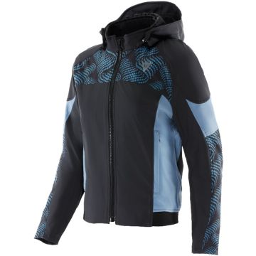 Dainese Ignite 2 Dames Zwart Blauw Mirage Textiele Motorjas