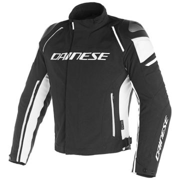 Dainese Racing 3 D-Dry Jas Zwart Zwart Wit    