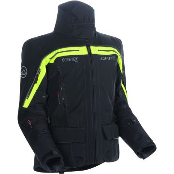 DANE Nimbus 2 Pro Black Yellow Waterproof Textile Jacket
