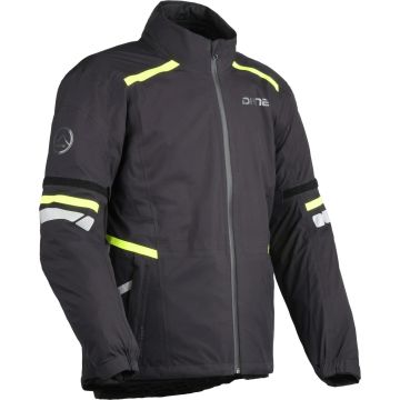DANE Husly XPR-Tex Black Neon Yellow Rain Jacket