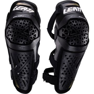 Leatt Dual Axis Pro Black Knee and Shin Protectors