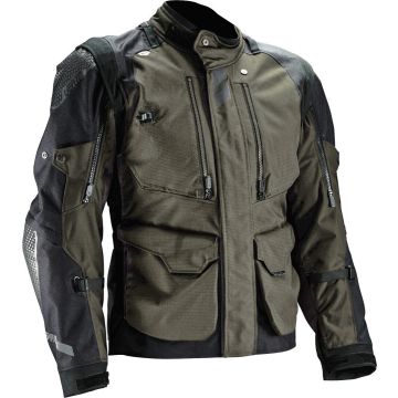 Leatt ADV MultiTour 5.5 Forest Black Olive Waterproof Textile Jacket