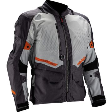 Leatt ADV FlowTour 5.5 Iron Light Grey Dark Grey Waterproof Textile Jacket