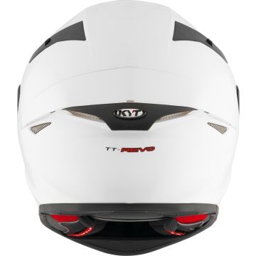 KYT TT-Revo Plain Wit Integraalhelm