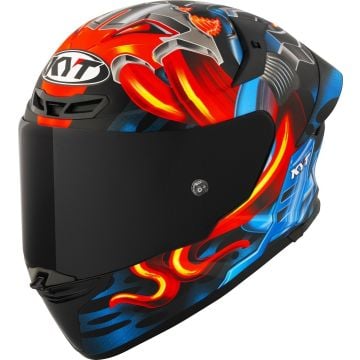 KYT TT-Revo Magnet Rood Blauw Integraalhelm