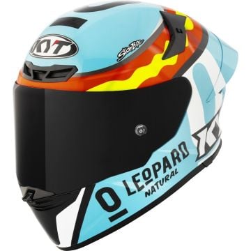 KYT TT-Revo Leopard Replica Rood Geel Integraalhelm