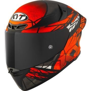 KYT TT-Revo Combustion Oranje Integraalhelm