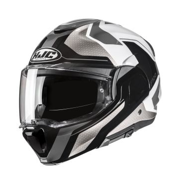 HJC F100 Bios Grijs Zilver Systeemhelm
