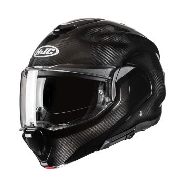 HJC F100 Carbon Solid Zwart Systeemhelm