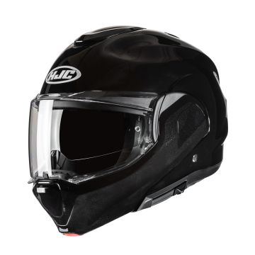 HJC F100 Solid Metal Zwart Systeemhelm