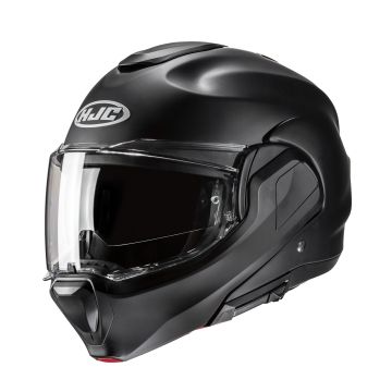 HJC F100 Solid Zwart Systeemhelm