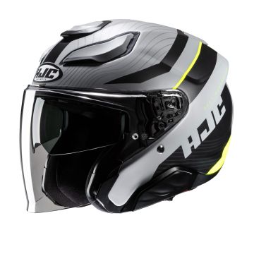 HJC F31 Naby Zwart Grijs Jethelm