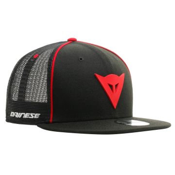 Dainese 9fifty Trucker Snapback Zwart Rood 