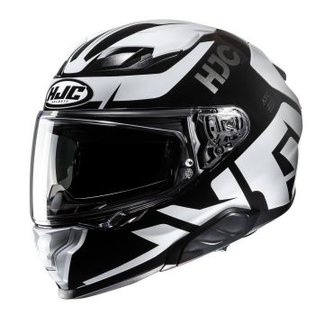 HJC F71 Bard Zwart Wit Integraalhelm