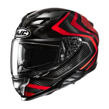 HJC F71 Carbon Nevio Zwart Rood Integraalhelm