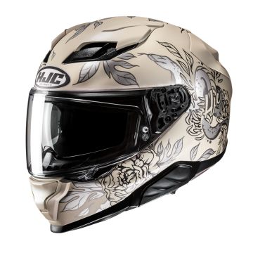 HJC F71 Eliz Zwart Zilver Beige Integraalhelm