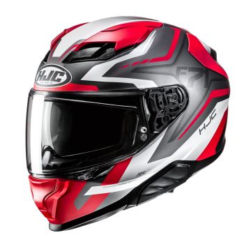 HJC F71 Fes Grijs Wit Rood Integraalhelm