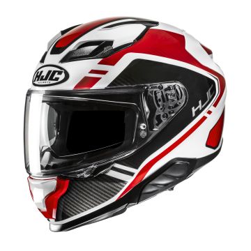 HJC F71 Tozz Zwart Wit Rood Integraalhelm