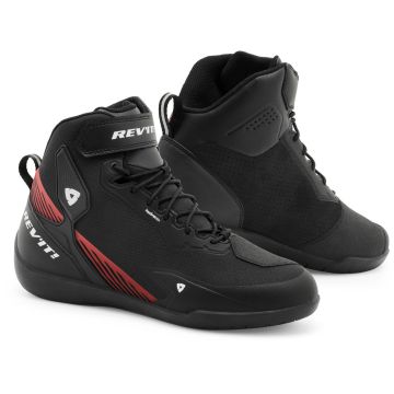 REV’IT! G-Force 2 H2O Zwart Neon Rood Motorschoenen
