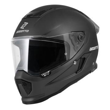 Bogotto Rapto Mat Zwart Integraalhelm