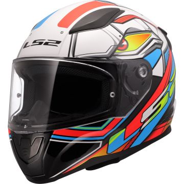 LS2 FF353 Rapid II Xdron Wit Neon Oranje 06 Integraalhelm