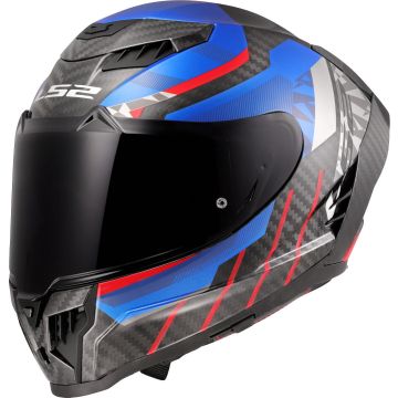 LS2 FF807 Dragon Trax Blauw Rood Integraalhelm