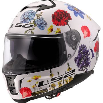 LS2 FF808 Stream II Flowers Wit 06 Integraalhelm