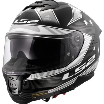 LS2 FF808 Stream II Galdam Zwart Wit 06 Integraalhelm