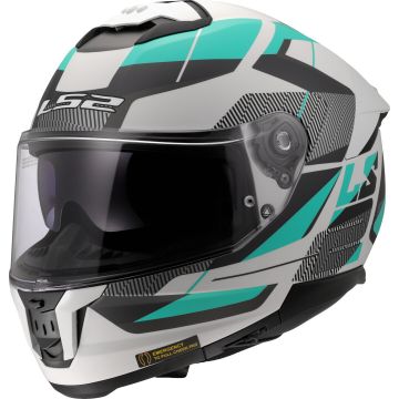 LS2 FF808 Stream II Road Cyaan Licht Grijs 06 Integraalhelm