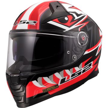 LS2 FF811 Vector II Buntri Zwart Rood 06 Integraalhelm
